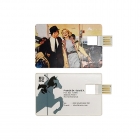 Usb credit card - Creative custom brand sticker usb business card LWU435